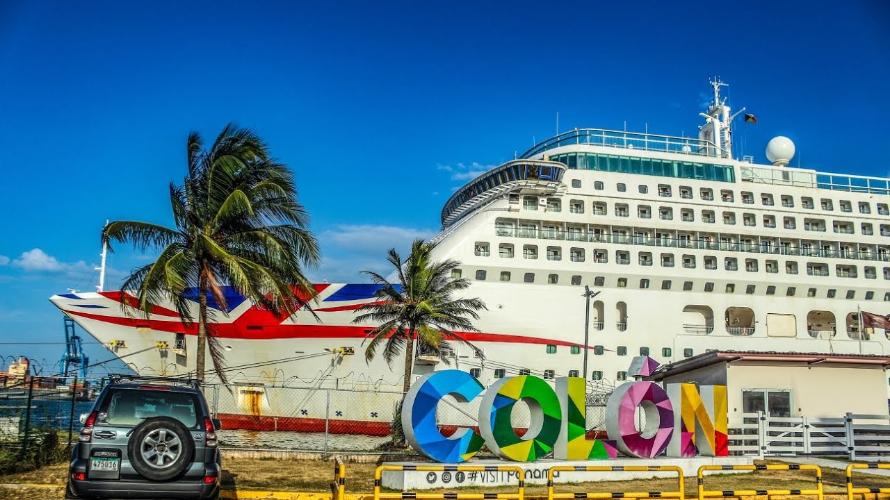 P&O AURORA IN PANAMA 2025 (Cruise ship) Port colon2000