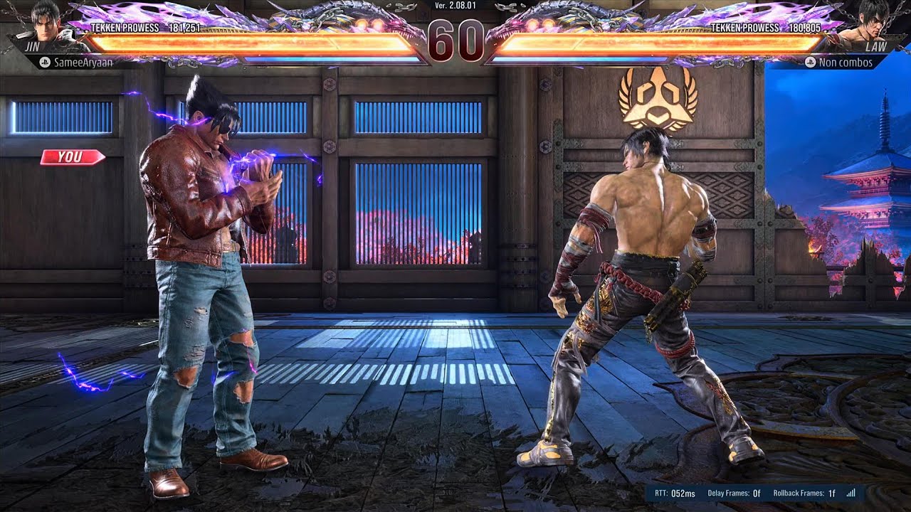 Jin VS Law Tekken 8 Online Ranked Match | Season 2