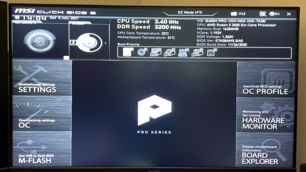 Как включить A-XMP &mdash; MSI Click BIOS 5