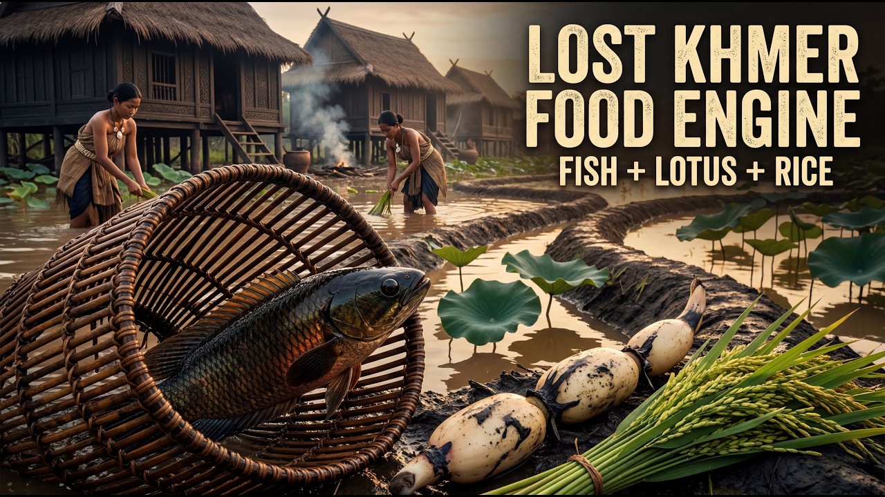 Climbing Perch + Lotus + Flood Rice: The Lost Khmer Wetland Engine
