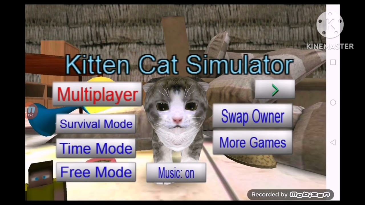 Kitten Cat Simulator 3D игра, в котёнка