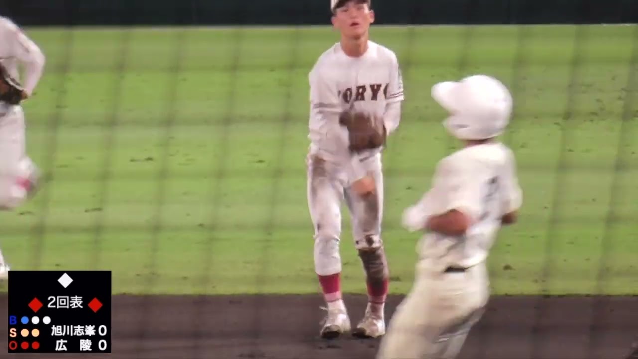 堀田昂佑（広陵高校）９回１失点１０奪三振