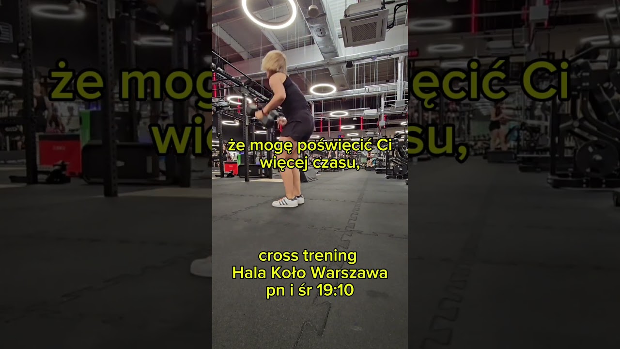 Zapraszam na cross trening 💪 #halakoło #warszawa #ćwiczenia #motywacja #trening #formanalata