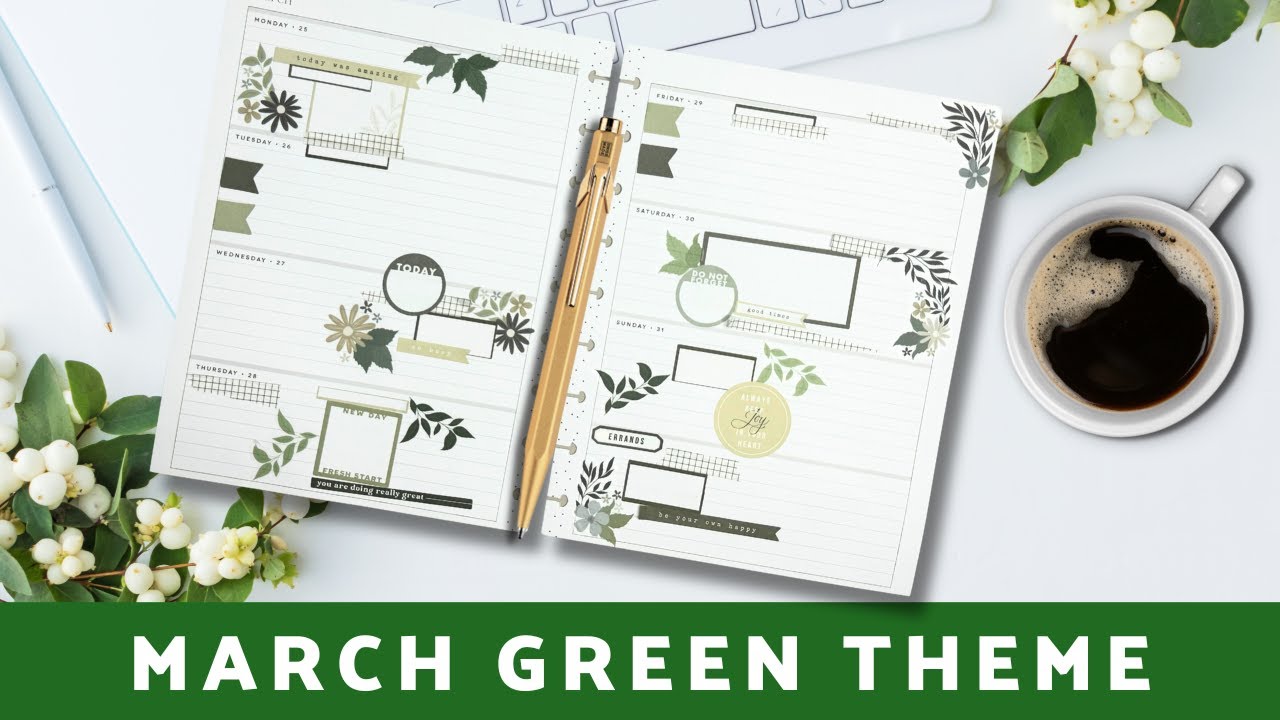 March Green Theme/You Tube Loop Group//Horizontal Layout