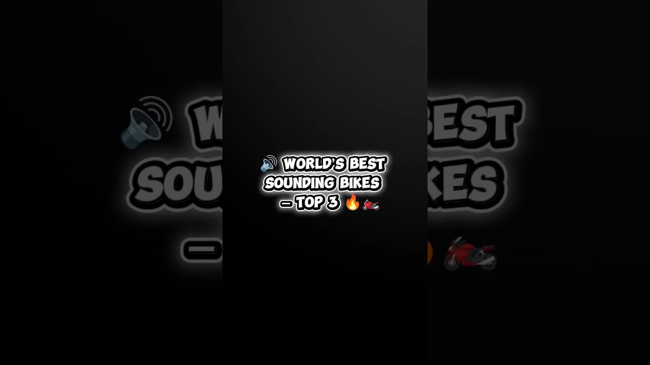 World’s Best Sounding Bikes 🔊🔥 