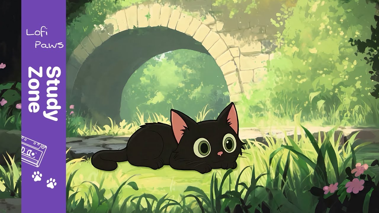 Chill with Lofi Paws: The Ultimate Cat Lover's Study Oasis 🌿📚