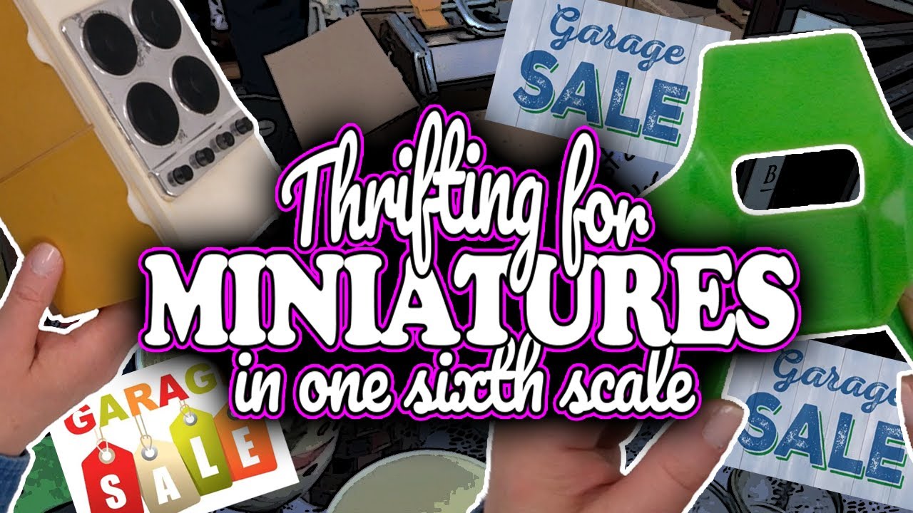 Купите миниатюры в масштабе 1:6 на Garage Sales в рамках программы Thrift with Me