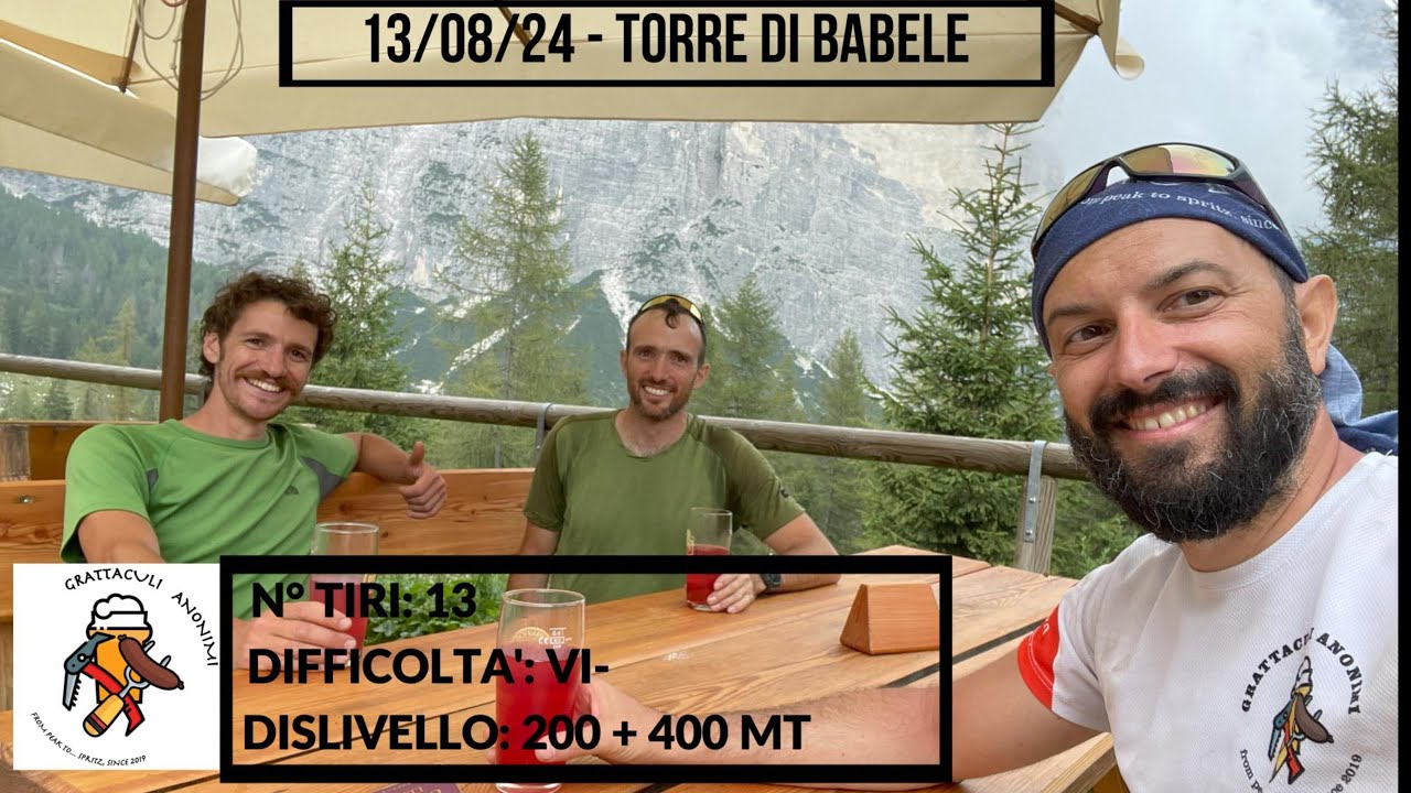 Arrampicata - Torre di Babele - via Soldà - 13/08/2024