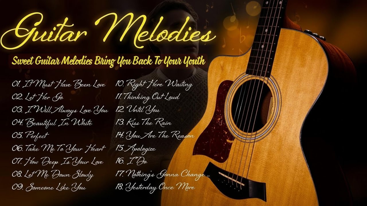 Best Romantic Guitar You Will Never Forget 🎸 Sweet Guitar Melodies Bring You Back To Your Youth