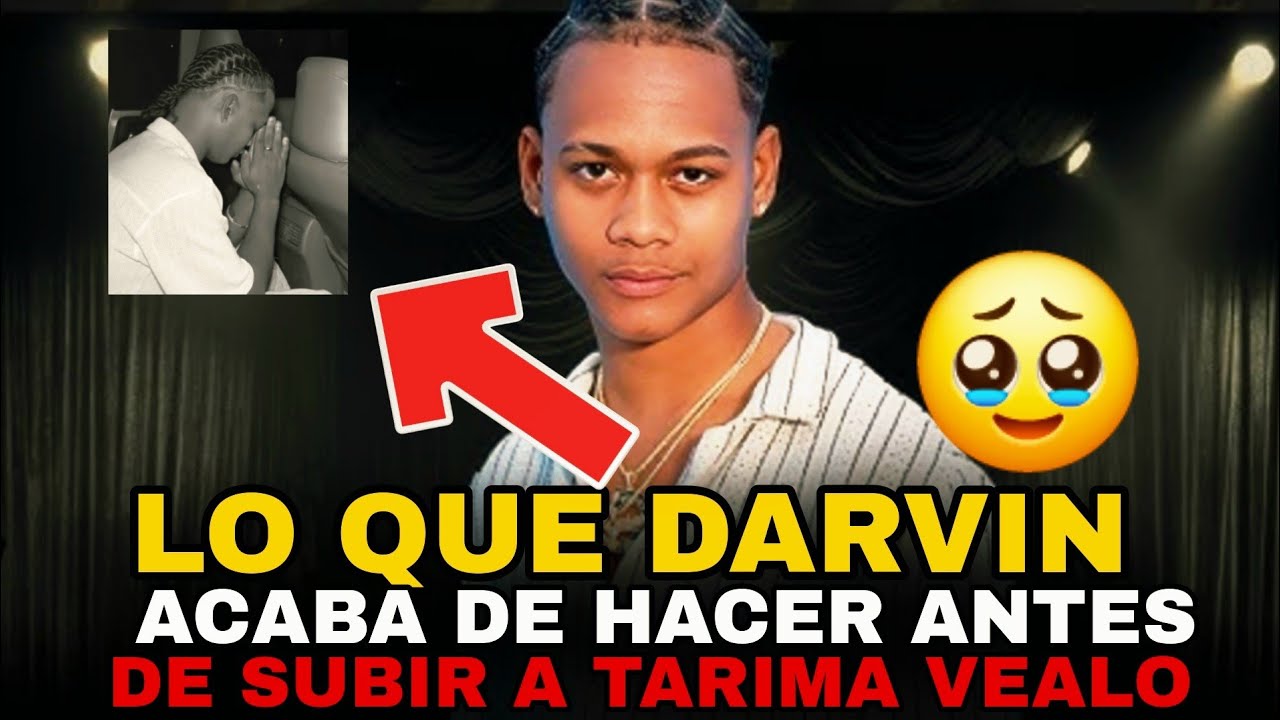 🚨URGENT3 MIREN LO QUE 🛑 HISO ANTES DE SUBIR A CANTAR ESE JOVEN LLEGARA LEJOR VEA ESTO