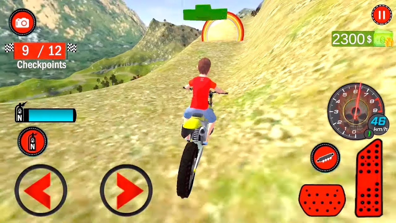 Kids Offroad Motorbike Racing Driver - Android Gameplay