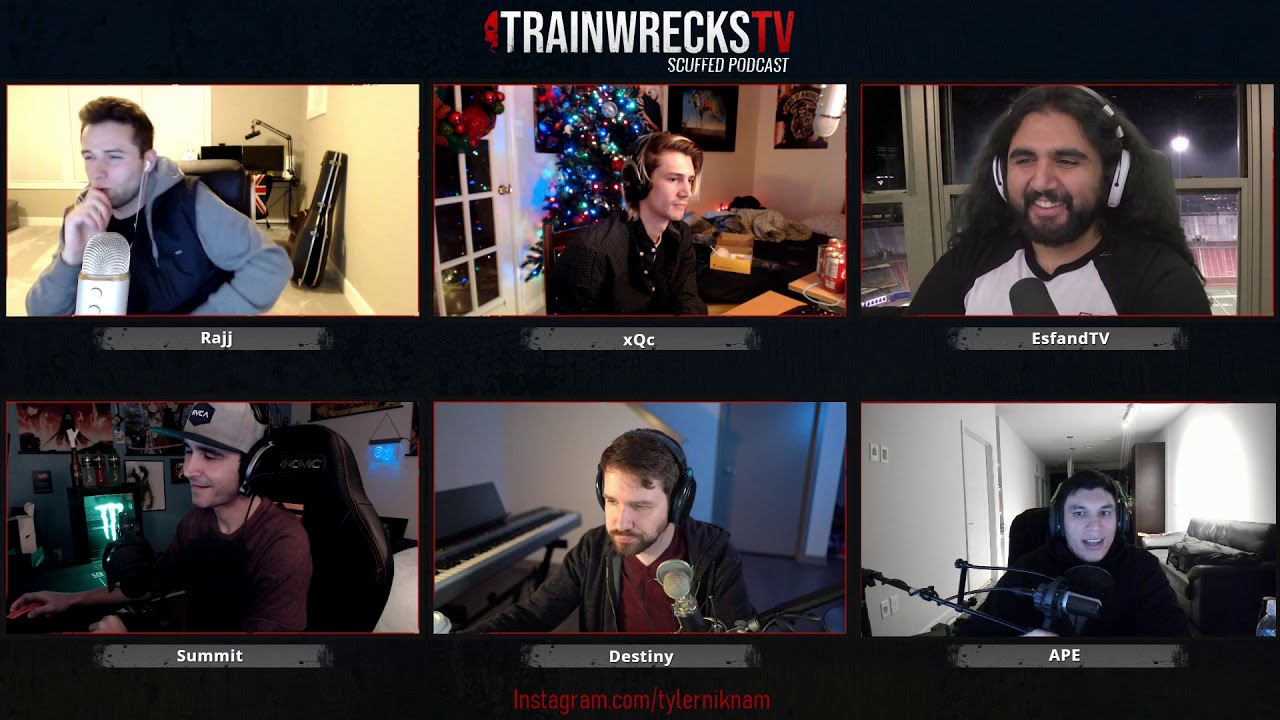 SCUFFED Podcast ft. Destiny, Summit1g, xQc, Asmongold, Rajj, Trainwrecks & More