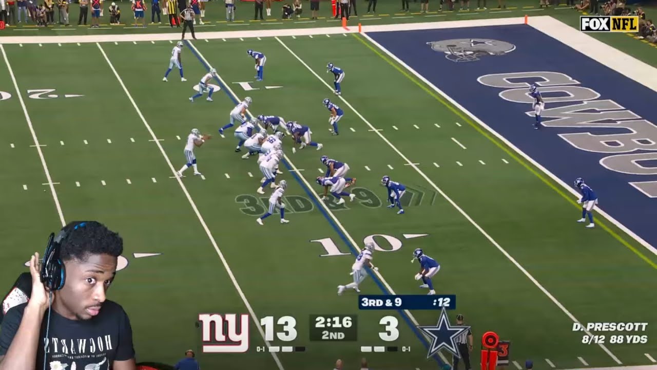 REACTING TO New York Giants vs Dallas Cowboys Game Highlights!