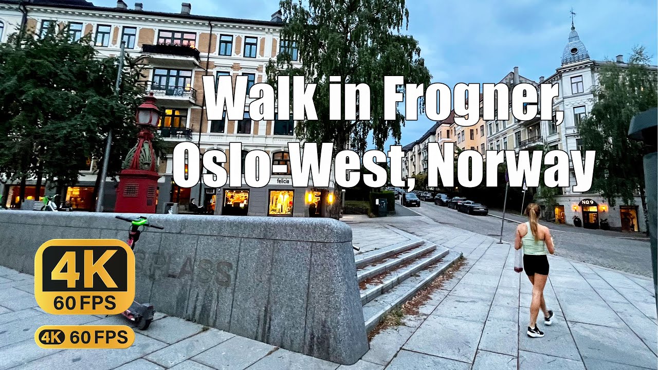 4K Frogner, Oslo - Walking Tour