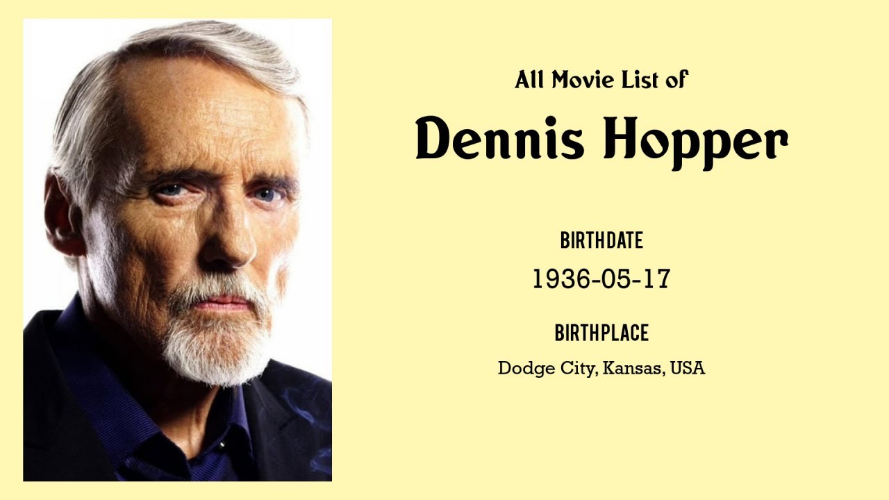 Dennis Hopper Movies list Dennis Hopper| Filmography of Dennis Hopper