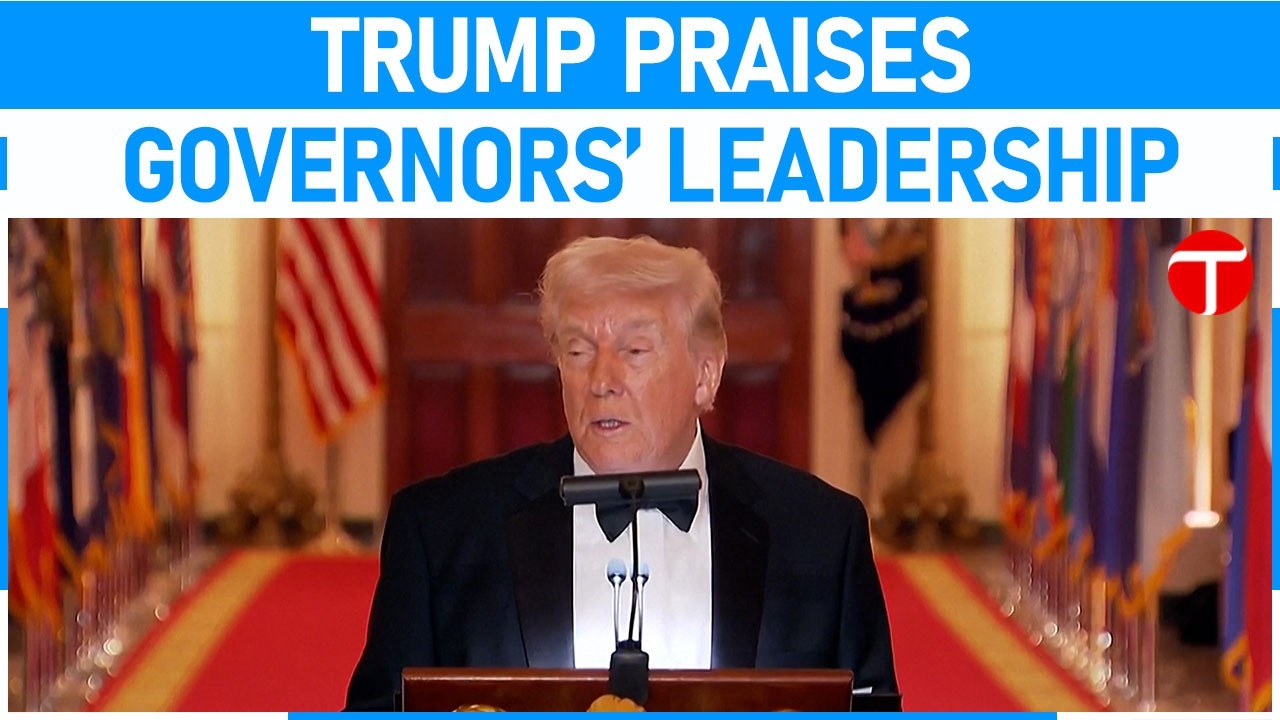 Trump praises governors as ‘essential partners’ at White House dinner