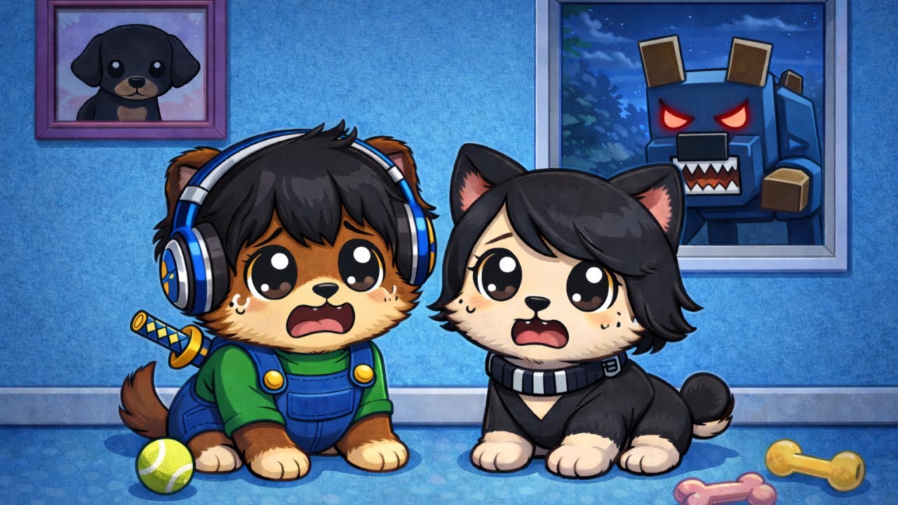 NOS CONVERTIMOS EN MASCOTAS Y ESCAPAMOS DEL PERRO ROBOT...😨
