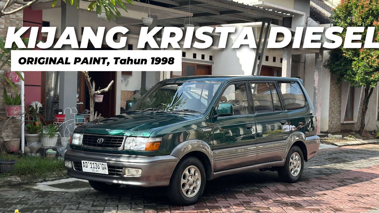 TOYOTA KIJANG KRISTA DIESEL MANUAL 1998, ORIGINAL LUAR DALAM