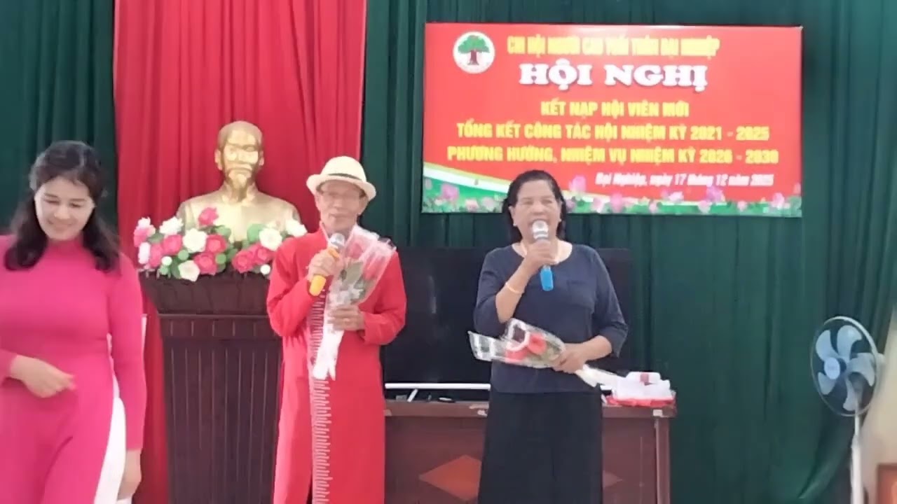 P1. Văn nghệ chào mừng.tổng kết CT.hội  2021-2025.CH.NCT.Đại nghiệp-xã Chuyên mỹ 