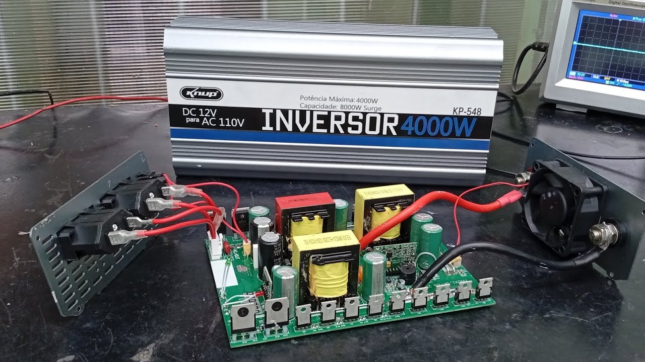 INVERSOR de tensão KNUP 4000W KP-548, TÉCNICA de REPARO. 