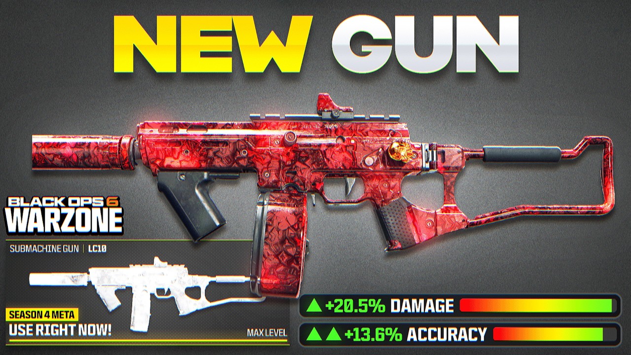 *НОВАЯ* МЕТА LC10 SMG в WARZONE BO6 после ОБНОВЛЕНИЯ 4 СЕЗОНА! (Лучшая расстановка классов LC10 д...