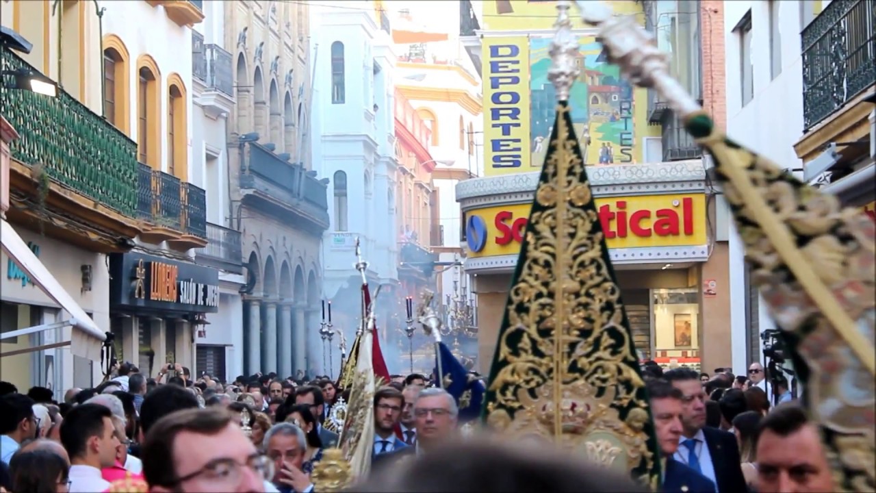 Procesión rogativa Cristo de los Desamparados - Sierpes y Cerrajería 2017