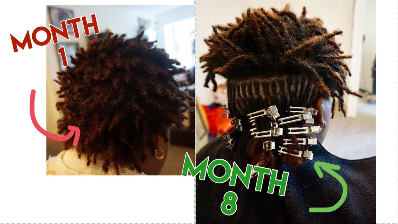 TOO MANY LOCS?? | TECHNIQUE VS PRODUCT | 8 MONTH LOC UPDATE | RETWIST & STYLE