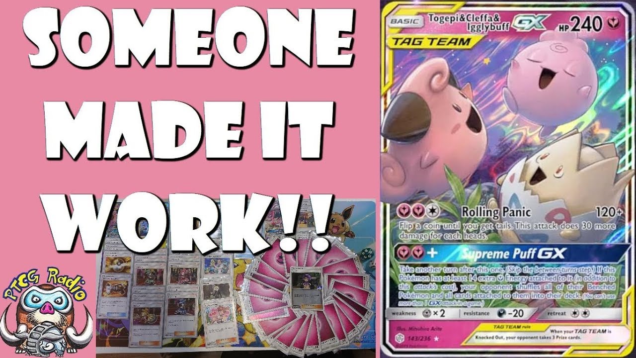 Someone Made the Pokemon Baby Trio GX Work! (16 Energy Attack!)