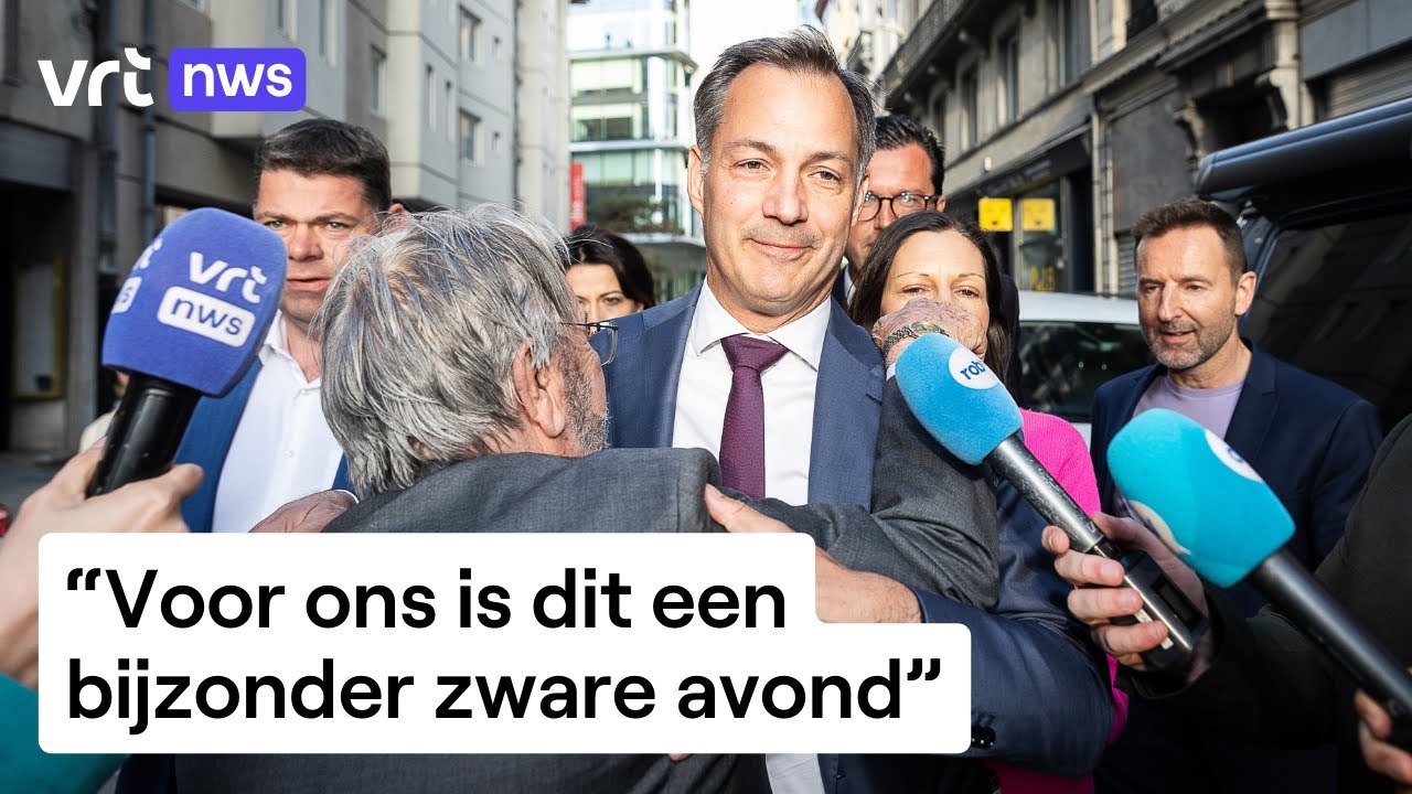 Alexander De Croo neemt verantwoordelijkheid voor verkiezingsresultaat