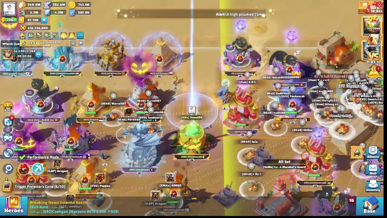 Last War - #880 KNx vs #879 GRZ - Spice War