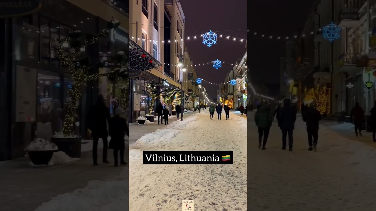 Winter Wonderland in Vilnius, Lithuania 🇱🇹 | Visit Lithuania