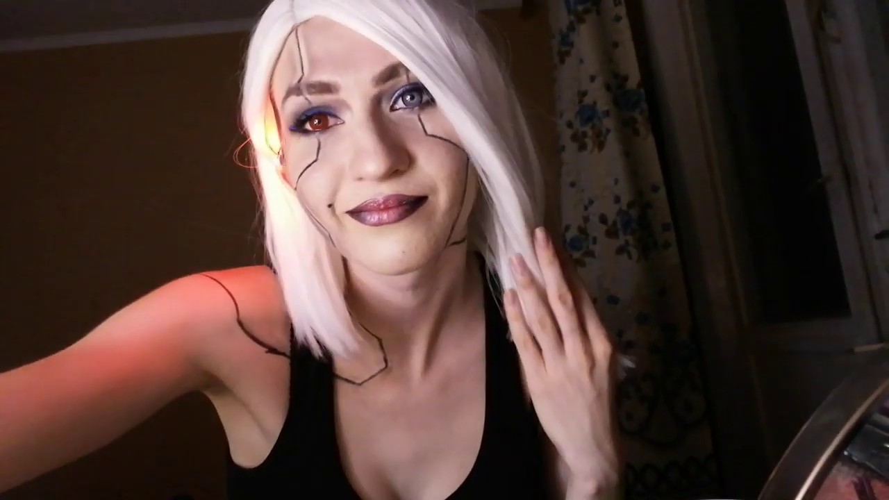Cyberpunk 2077 inspired makeup implants tutorial