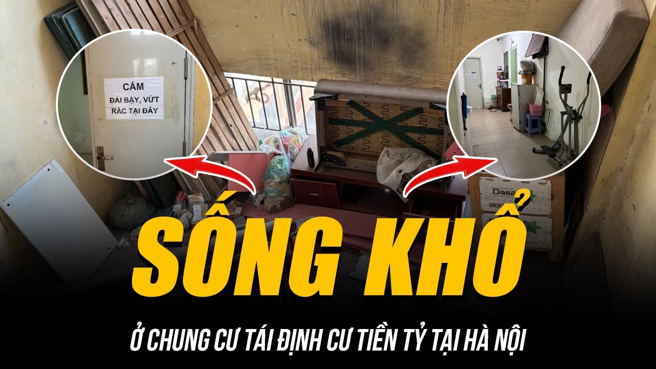 SỐNG KHỔ Ở CHUNG CƯ TÁI ĐỊNH CƯ TIỀN TỶ TẠI HÀ NỘI | PHẢI DÁN BIỂN CẤM T*E BẬY, HÀNH LANG NUÔI CHÓ