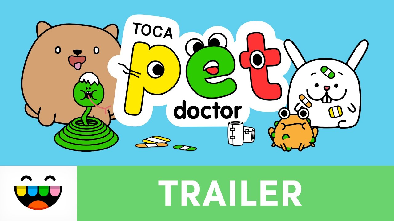 Help Our Animal Friends in Toca Pet Doctor | Gameplay Trailer | @TocaBoca