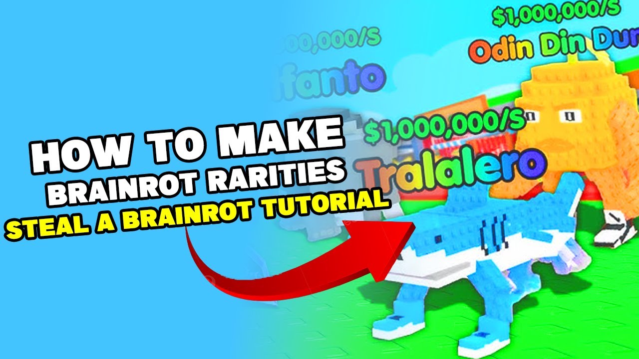 Как сделать редкости Brainrot в ROBLOX Studio (украсть Brainrot)