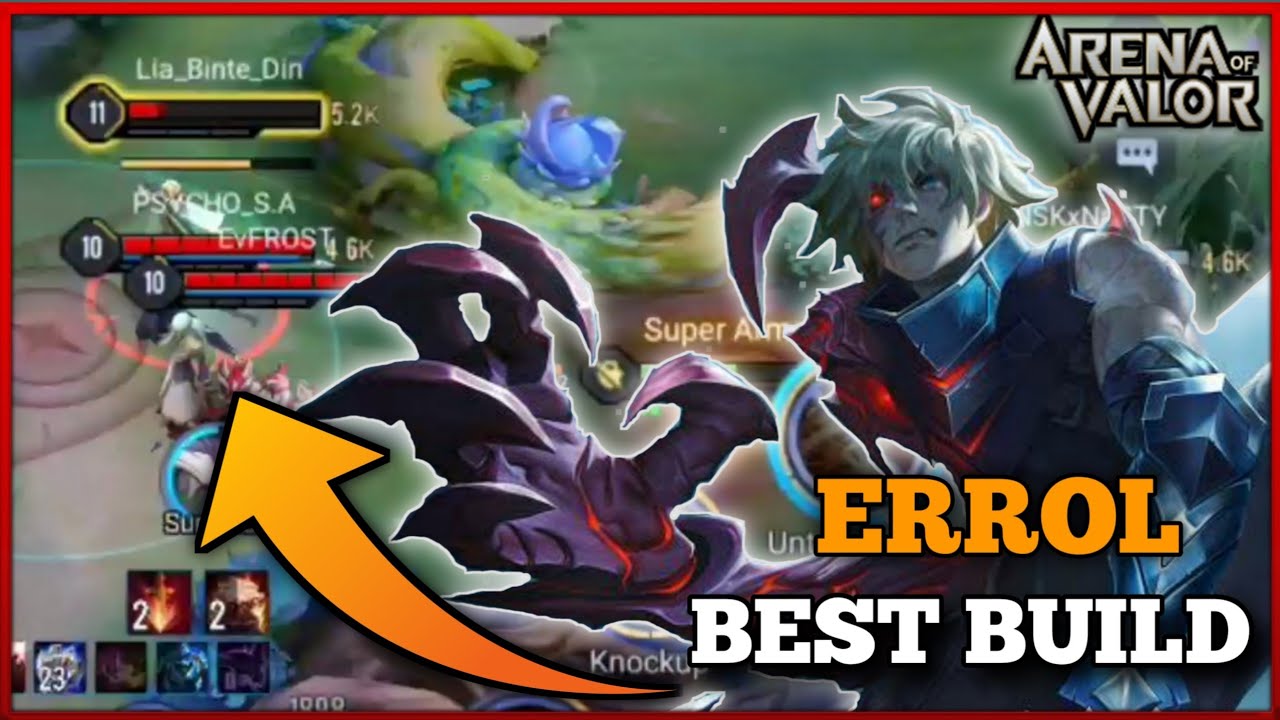 AoV: Errol Jungle Best Build With Full Gameplay | Arena of Valor | KYRO??