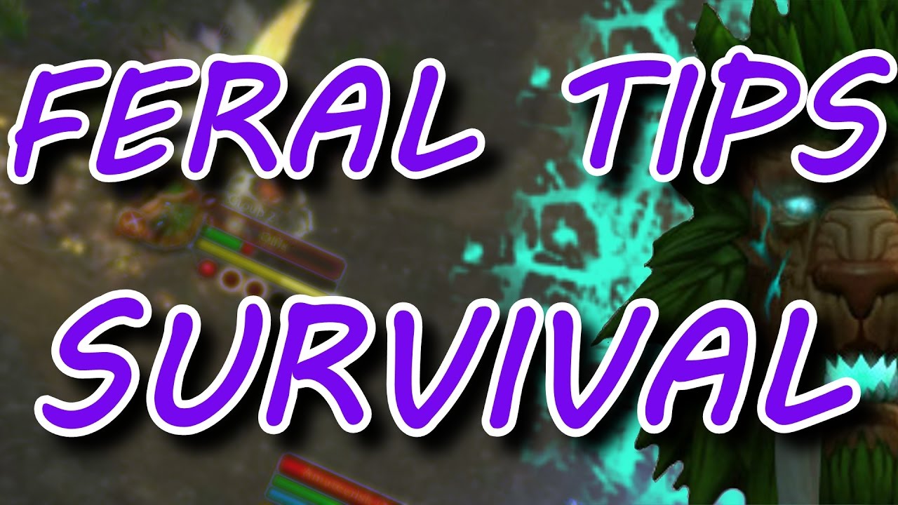 TOP 5 Feral Druid PvP Survivability Tips for WoW Legion 7.1