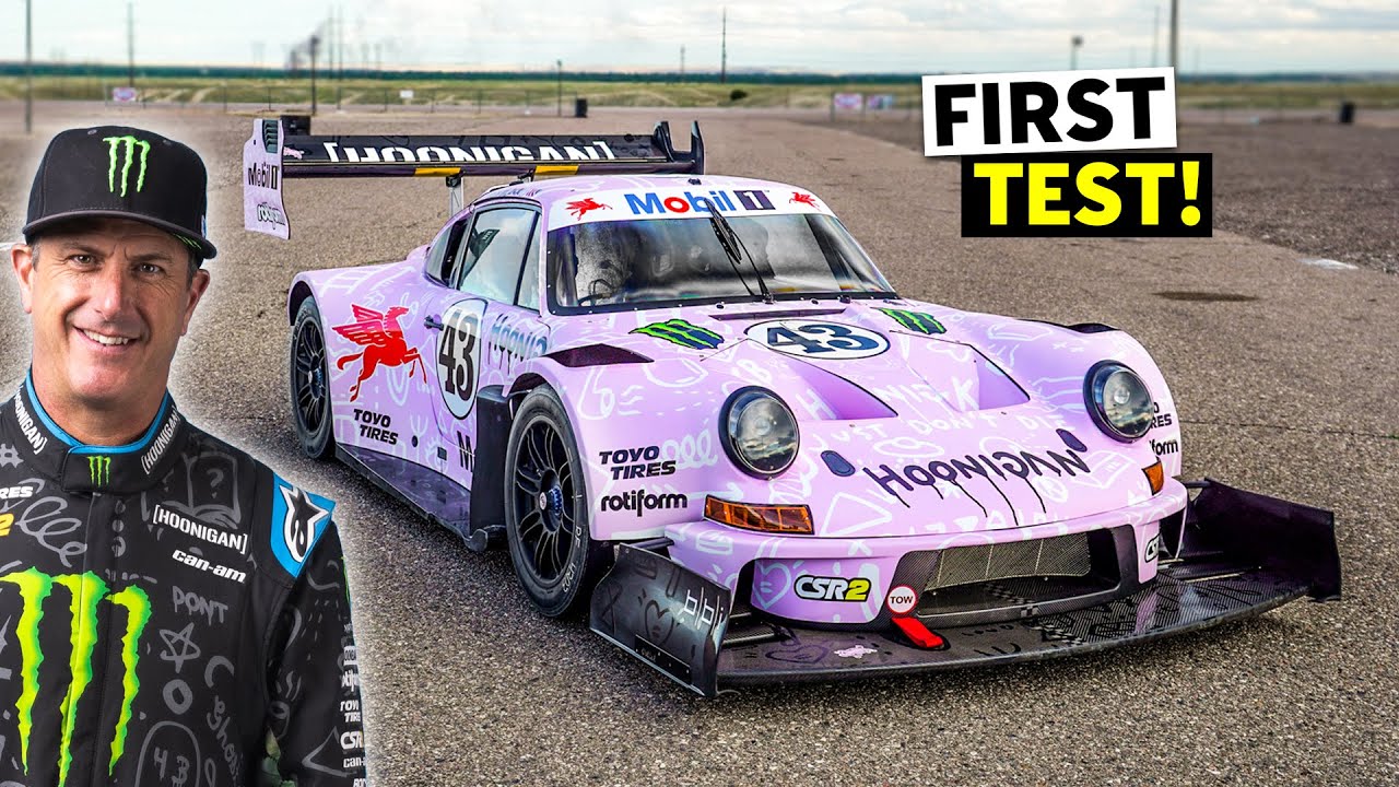 Ken Block's Hoonipigasus FIRST START!! Pikes Peak Hill Climb Monster in the Making!