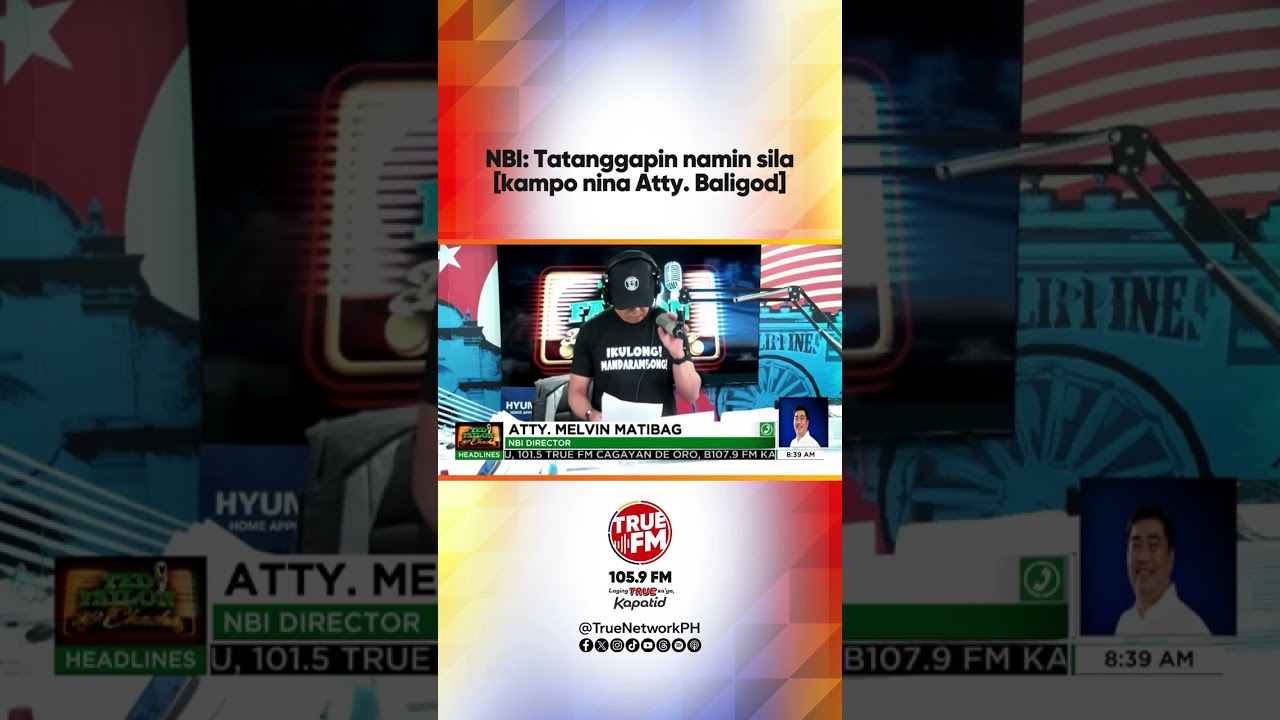 NBI: Tatanggapin namin sila [kampo nina Atty. Baligod] | Ted Failon & DJ Chacha