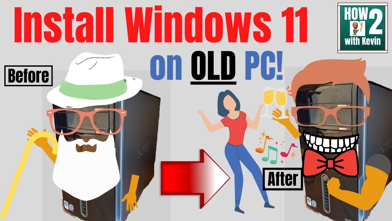 How to Install Windows 11 On an Unsupported PC from USB *Clean Install* (Including Legacy BiOS)