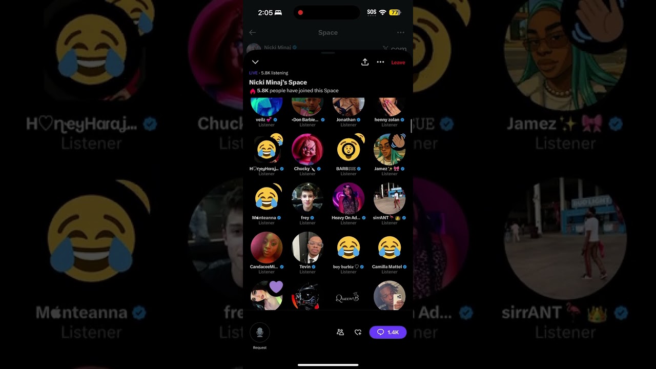 Nicki Minaj - Twitter Spaces (October 19, 2025)