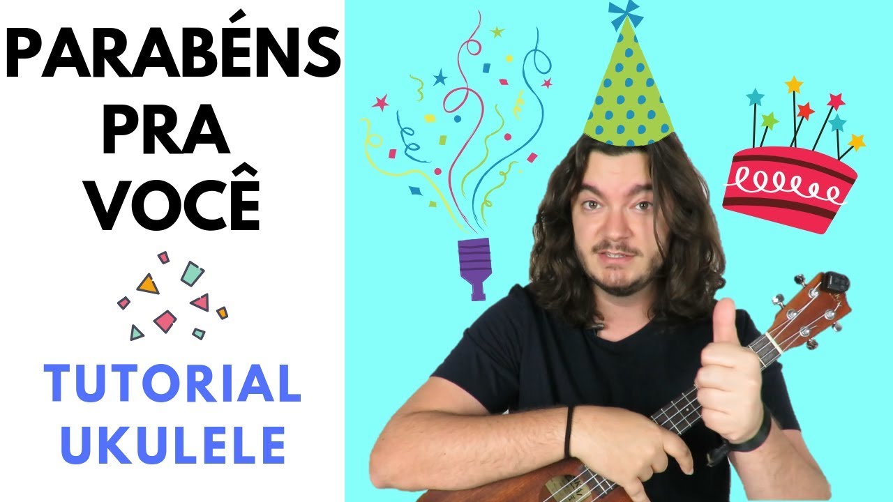 Como tocar PARABÉNS PRA VOCÊ no Ukulele (VERSÃO FÁCIL) | COMO TOCAR UKULELE (Vídeo 23)