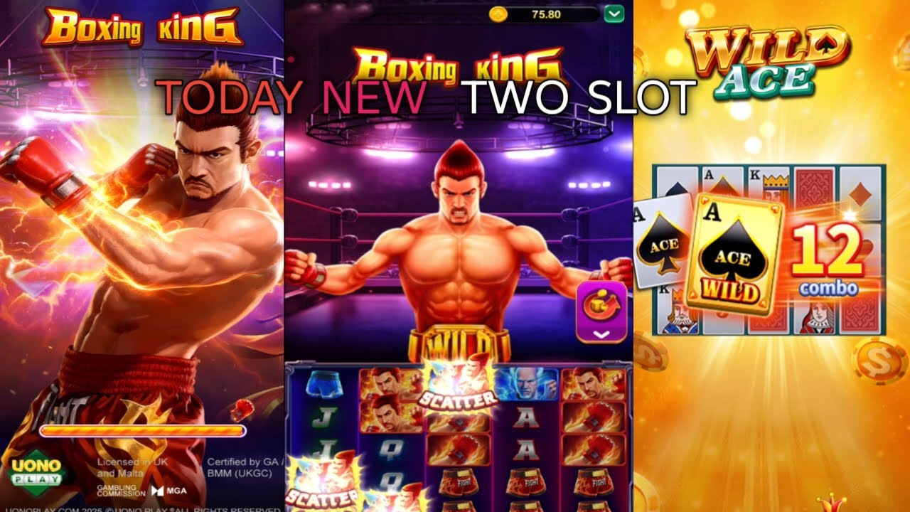 Today new two slot 🎰 lunch || WILD ACE || Boxing King ||