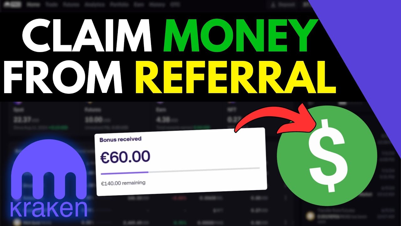 Как получить деньги по реферальной программе Kraken (получите 40&euro; BTC)