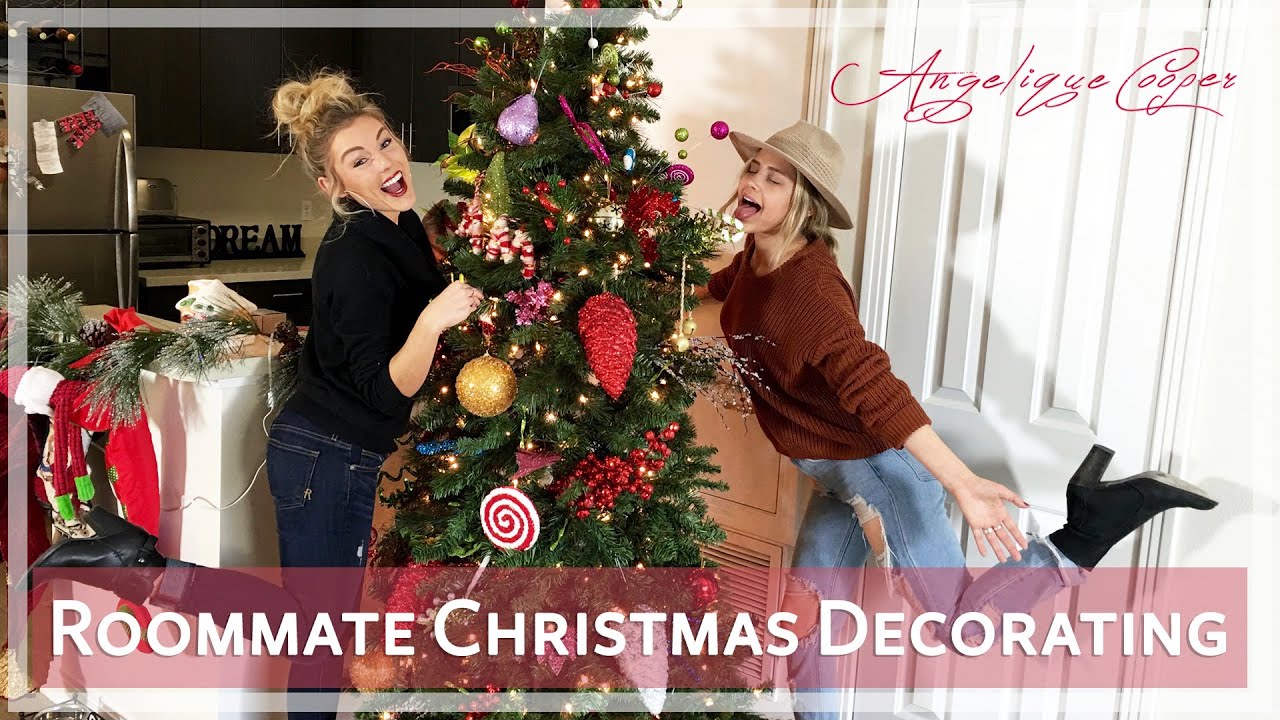 Roommate Christmas Decorating