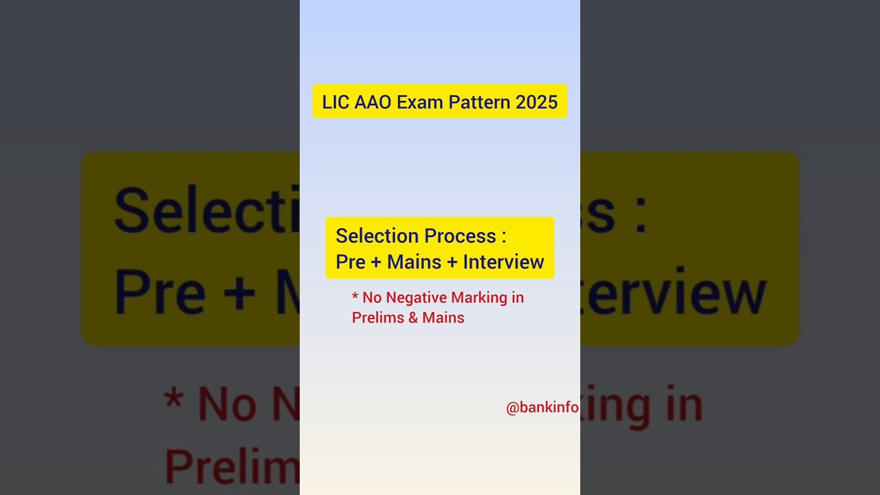 LIC AAO Exam Pattern 2025 | LIC AAO Exam Pattern Prelims | LIC AAO Mains Exam Pattern 2025 