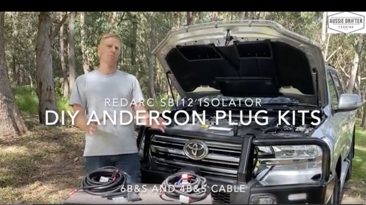 Комплект для самостоятельной сборки Anderson Plug Kit - Изолятор Redarc SBI12 - Зарядка для кемпе...