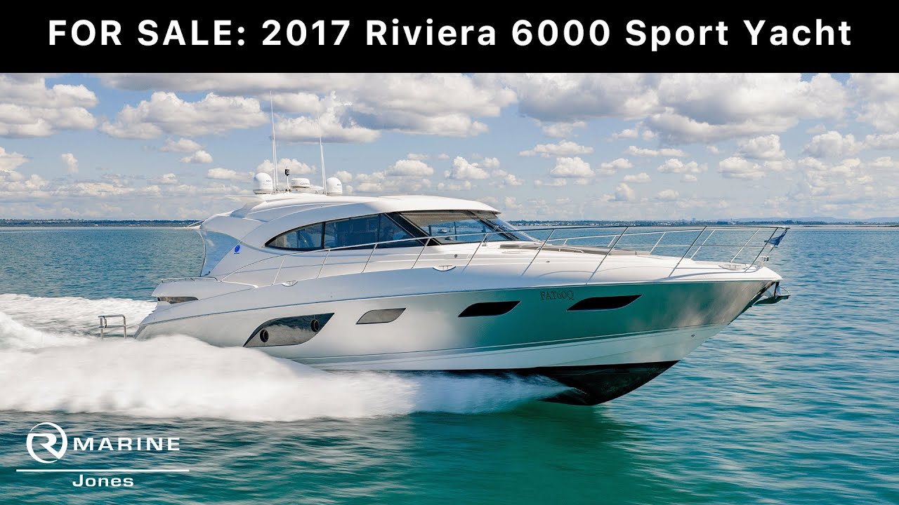 FOR SALE: 2017 Riviera 6000 Sport Yacht