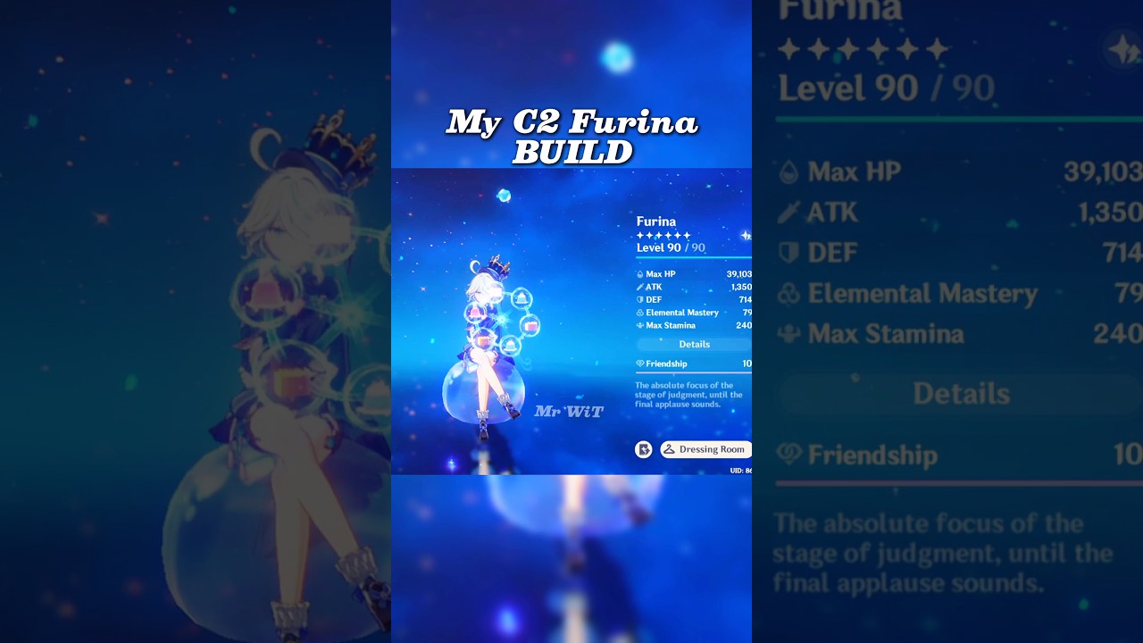 C2 FURINA BUILD SHOWCASE #furina