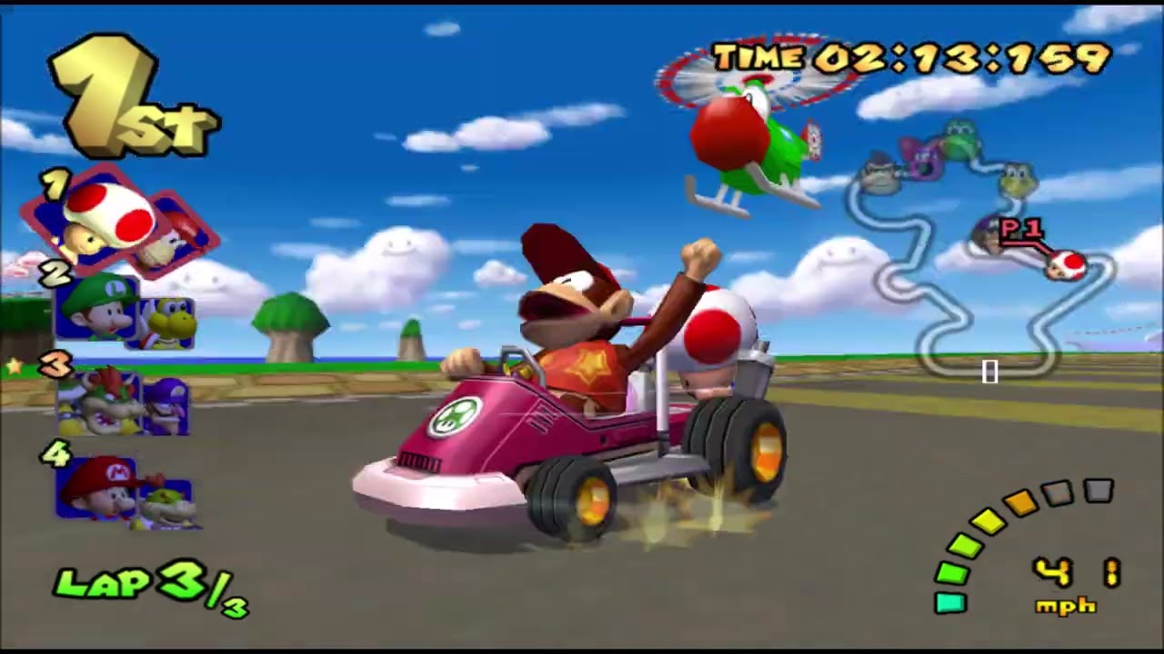 Mario Kart Double Dash!!: The AI perfectly dominates the All Cup Tour